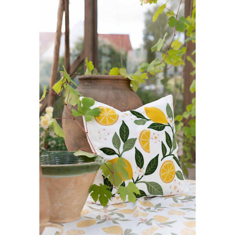 Fondaco Citron tyynynpäällinen 48 x 48 cm