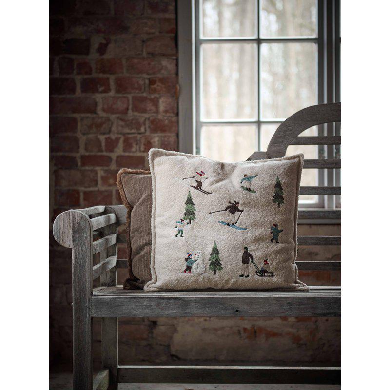 Fondaco Winter tyynynpäällinen luonnonvalkoinen 48 x 48 cm