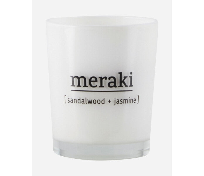 Meraki tuoksukynttilä 12h - Sandalwood & Jasmine