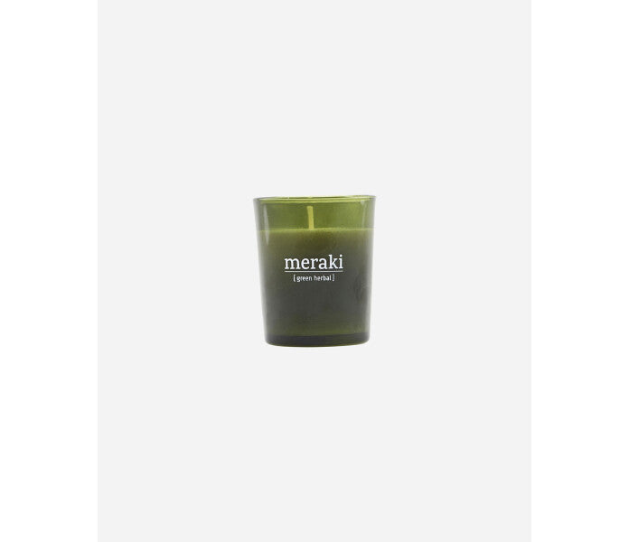 Meraki tuoksukynttilä 12h - Green Herbal