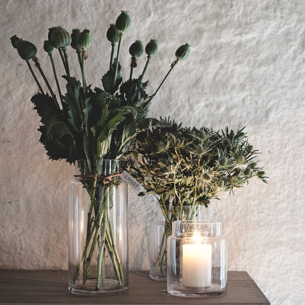 ERNST lyhty / maljakko lasi 22,5 cm