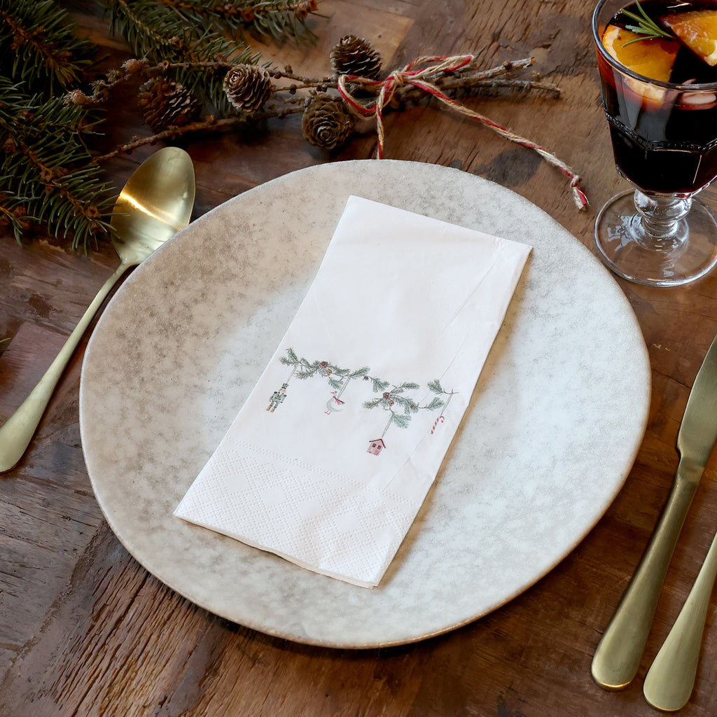 Chic Antique servetit 10 x 20 cm 16 kpl - Köynnös