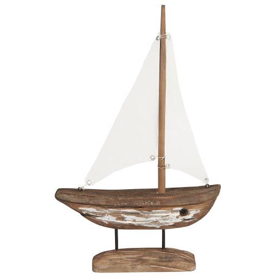 Ib Laursen puinen purjevene 4,7 x 28,5 x 14,5 cm