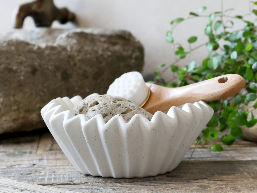 Chic Antique simpukan muotoinen kulho valkoinen