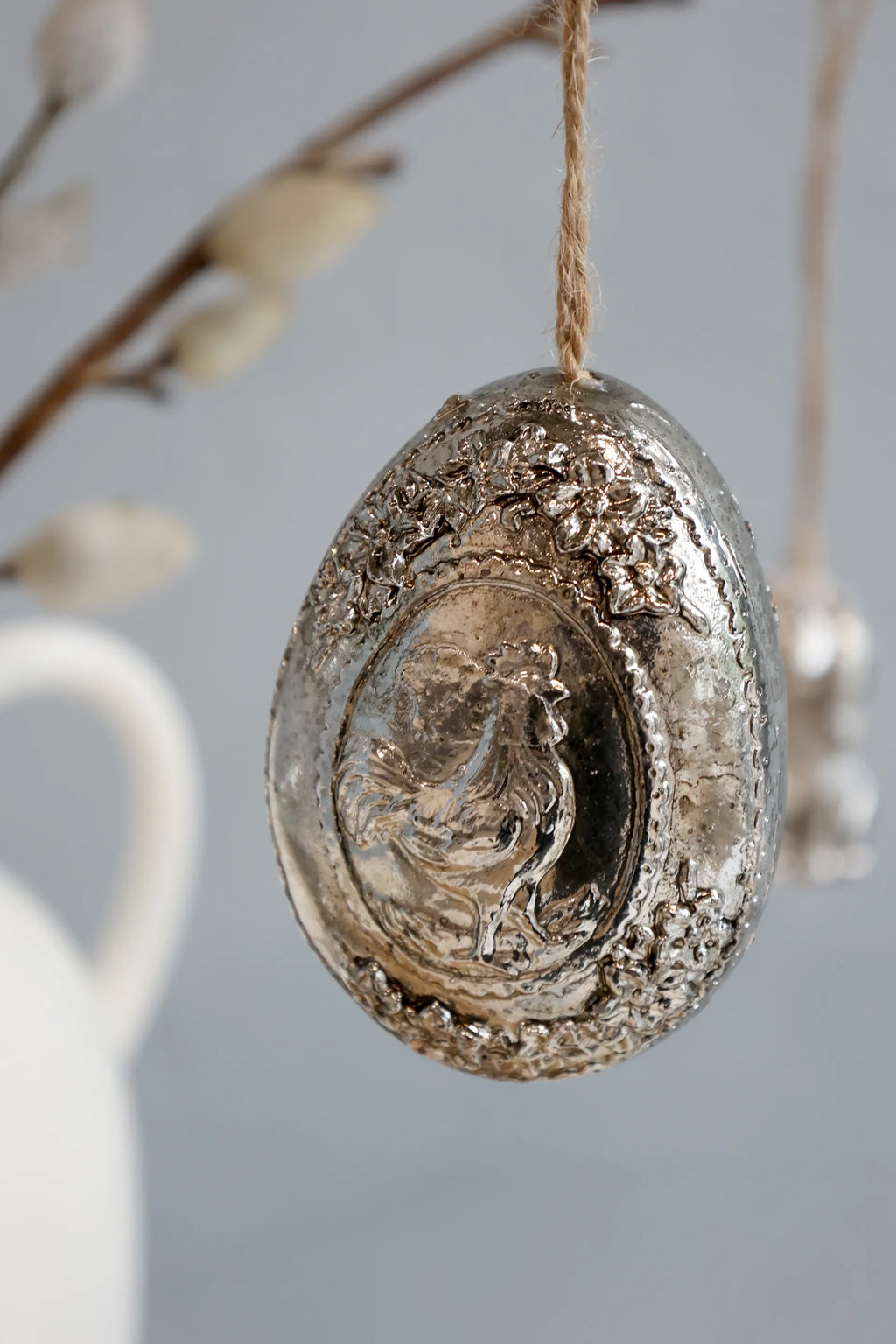 Chic Antique ripustettava koriste hopea - kukko
