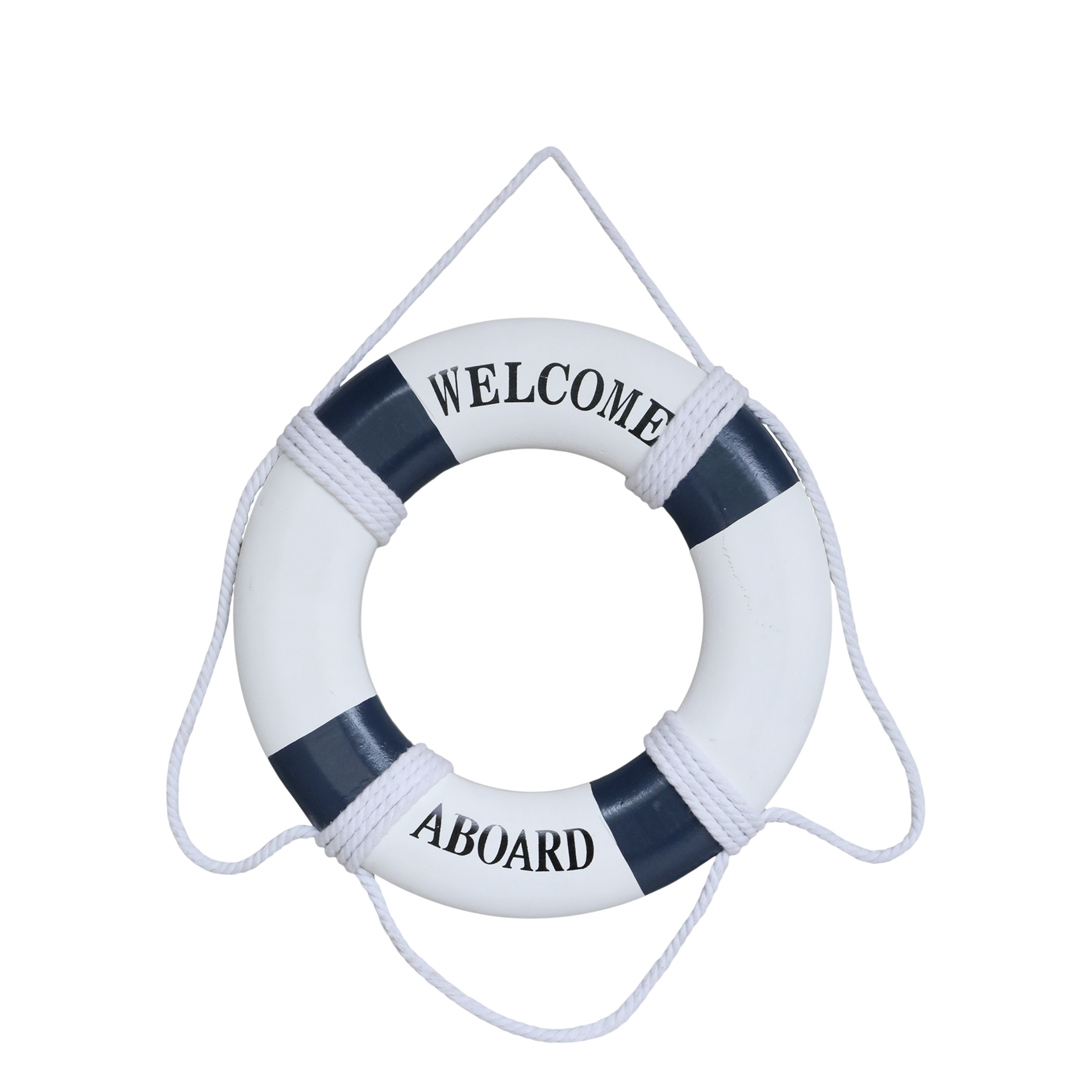 Chic Antique pelastusrengas koriste - Welcome Aboard