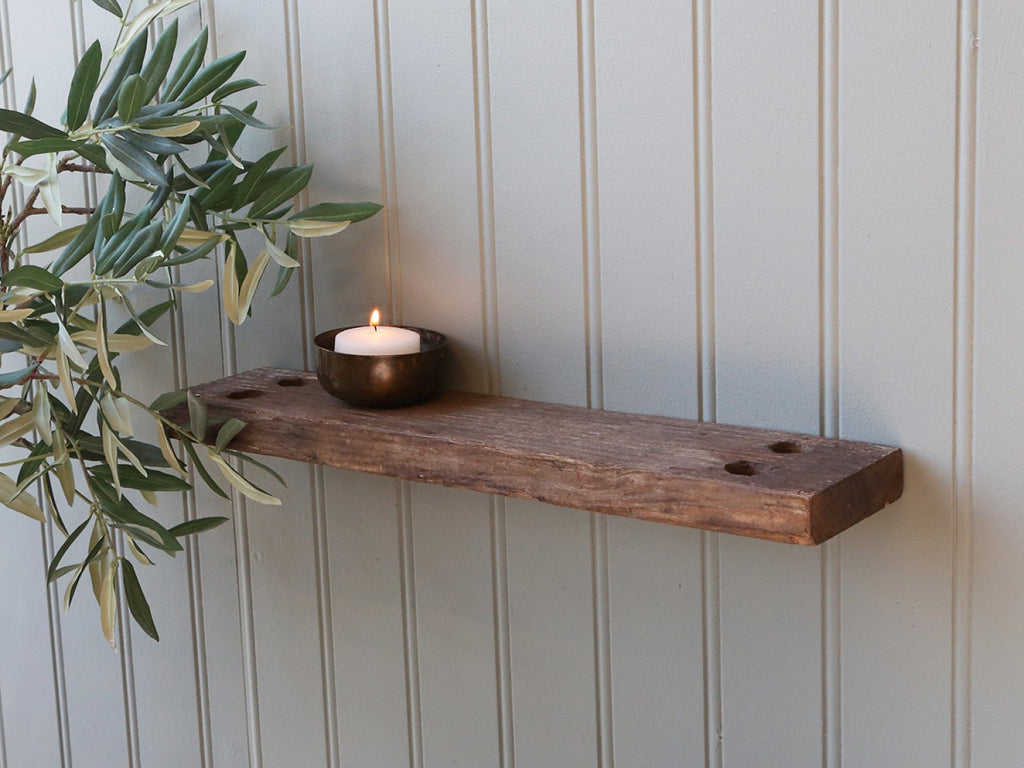 Chic Antique puinen hylly kierrätyspuuta 10 x 50 cm