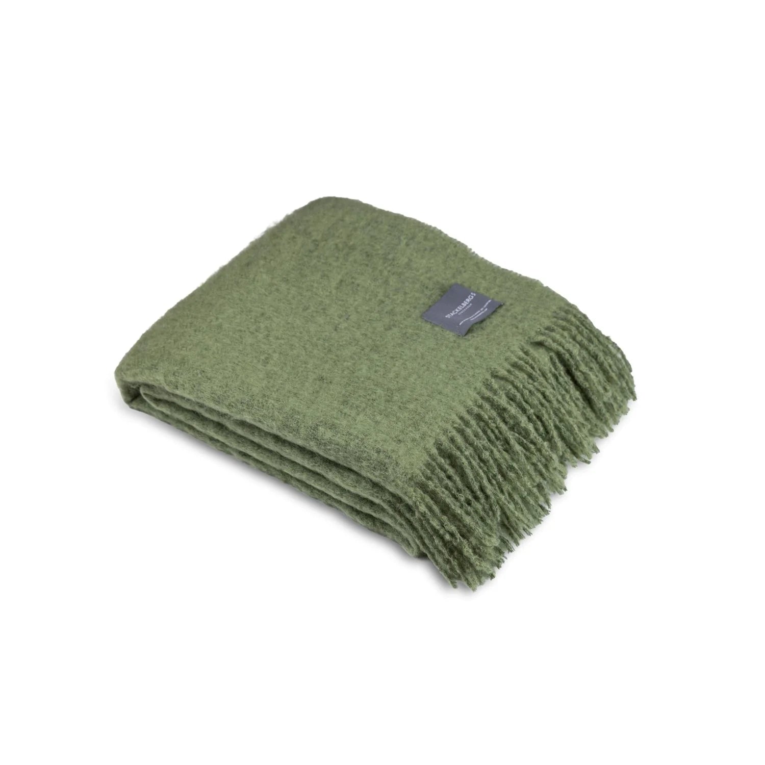Stackelbergs mohairpeitto 130 x 170 cm - Green Olive