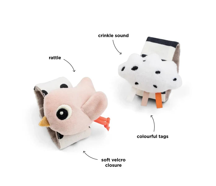 Done by Deer ranne- / nilkkahelistimet roosa