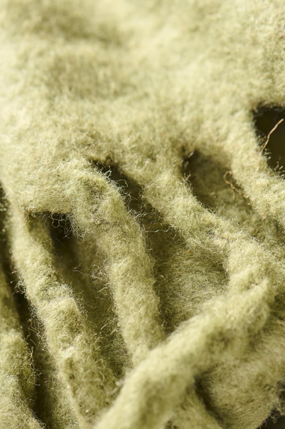 Ib Laursen torkkupeitto villasekoitetta vihreä 130 x 170 cm