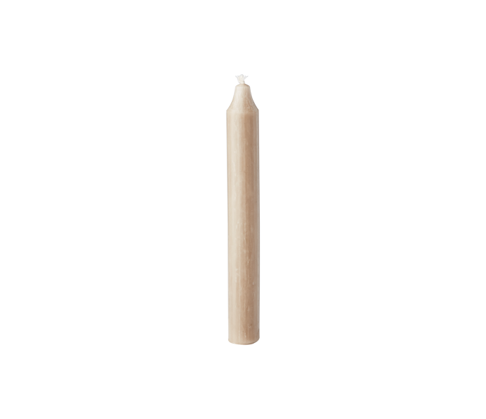 Affari Rustic kruunukynttilä tumma pellava 18cm