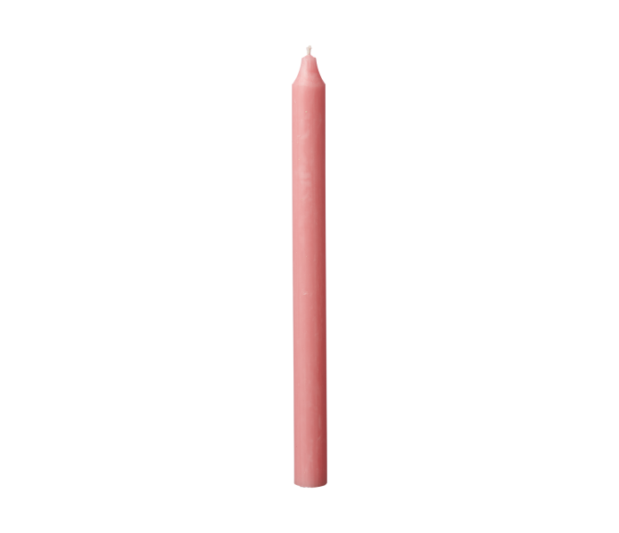 Affari Rustic kruunukynttilä pinkki 28cm