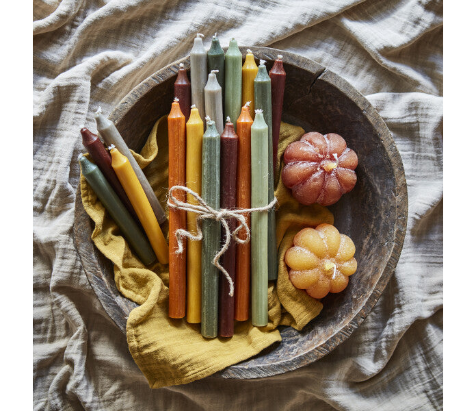 Affari Rustic kruunukynttilä ruskea 28cm