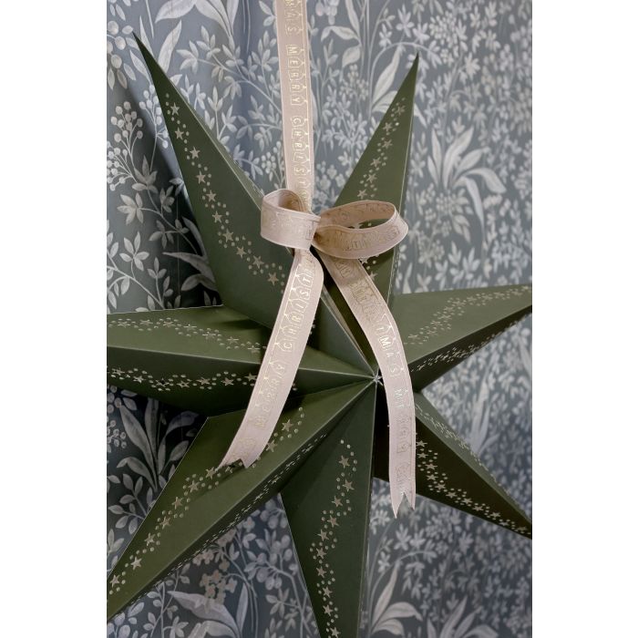 Chic Antique paperitähti oliivinvihreä 45cm