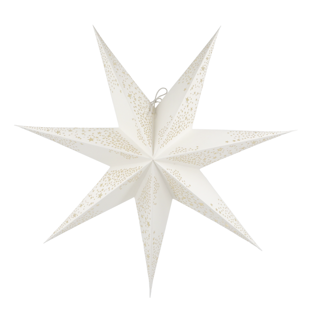 Chic Antique paperitähti valkoinen 60 cm