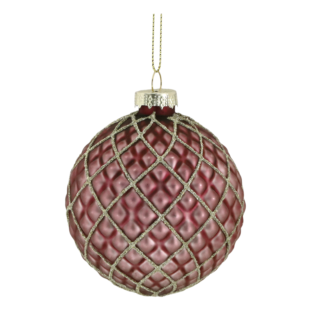 Chic Antique joulupallo roosa 8cm