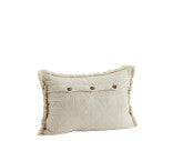 Madam Stoltz tyynynpäällinen vaalea taupe 30 x 45 cm