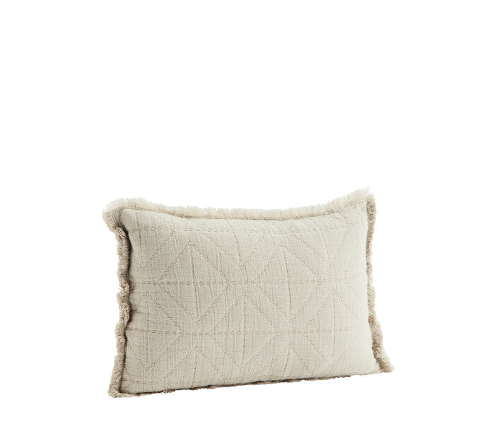 Madam Stoltz tyynynpäällinen vaalea taupe 30 x 45 cm