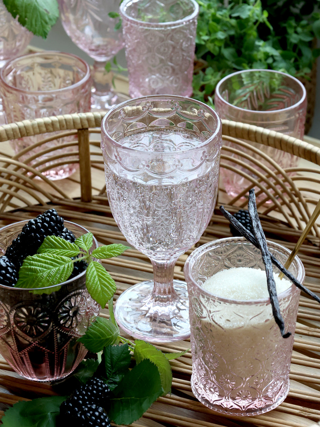 Chic Antique lasi vaaleanpunainen 330 ml