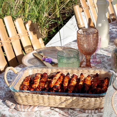 Chic Antique lasivuoka punoskehyksellä 2,5 x 34,5 x 21 cm