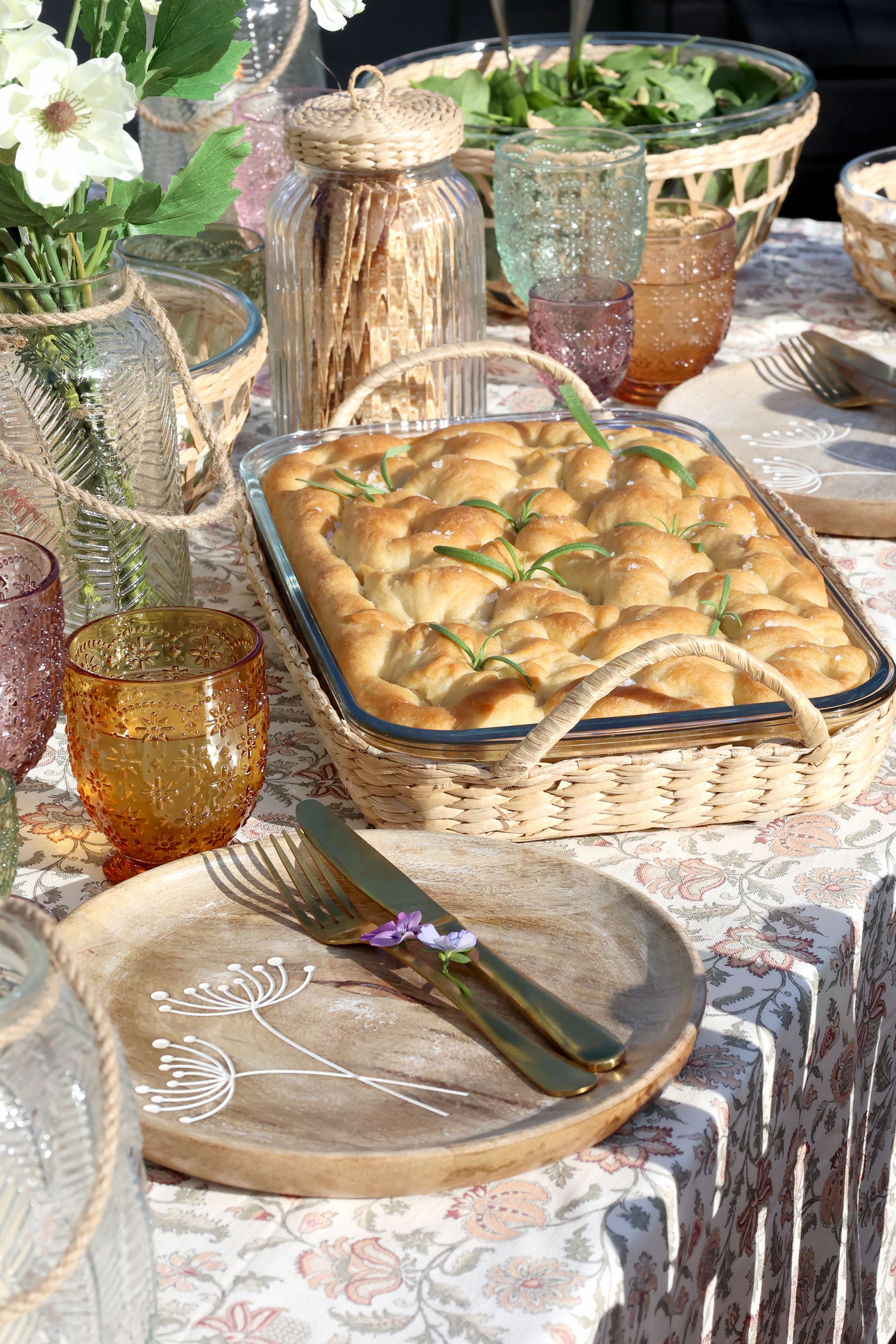 Chic Antique lasivuoka punoskehyksellä 5 x 39,5 x 24,5 cm