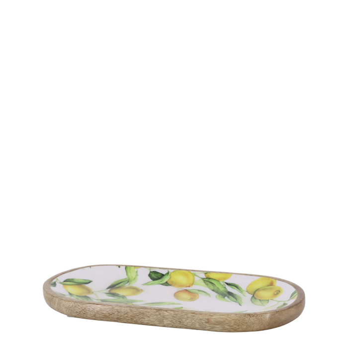 Chic Antique sitruuna tarjotin ovaali 30 x 15 cm