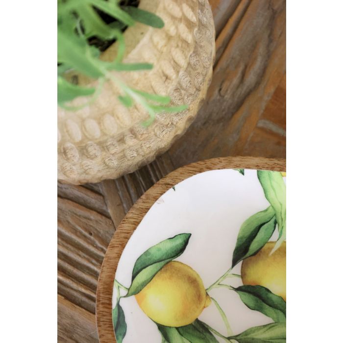 Chic Antique sitruuna tarjotin ovaali 30 x 15 cm