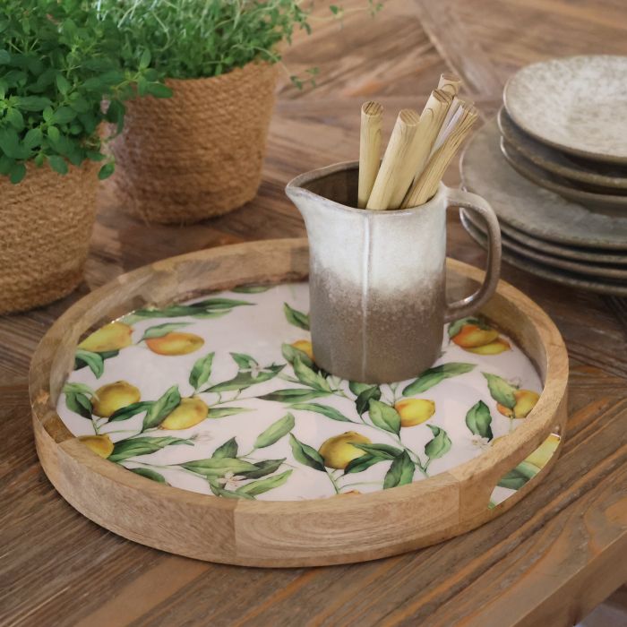 Chic Antique sitruuna tarjotin 35 cm