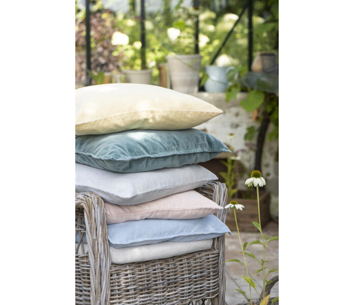 Ib Laursen tyynynpäällinen pellava vaaleankeltainen 50 x 50 cm