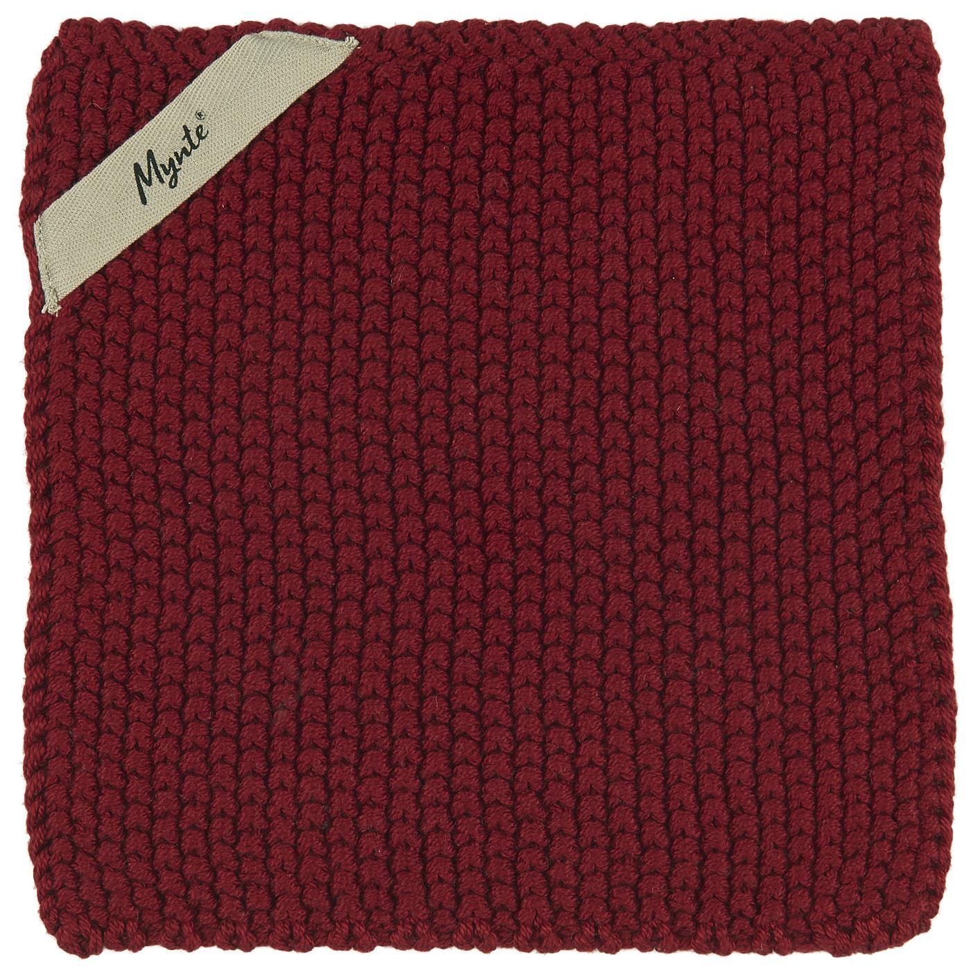 Ib Laursen Mynté patalappu viininpunainen 22 x 22 cm