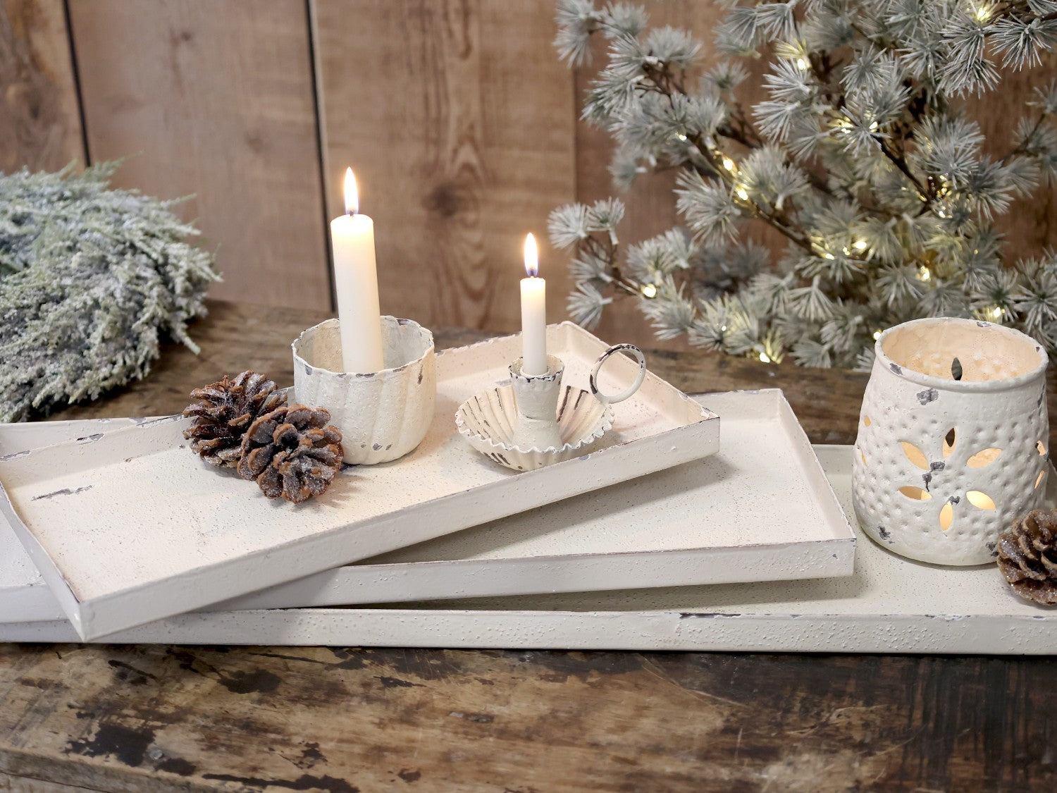 Chic Antique tarjotin antiikkikerma 2 x 34 x 15 cm