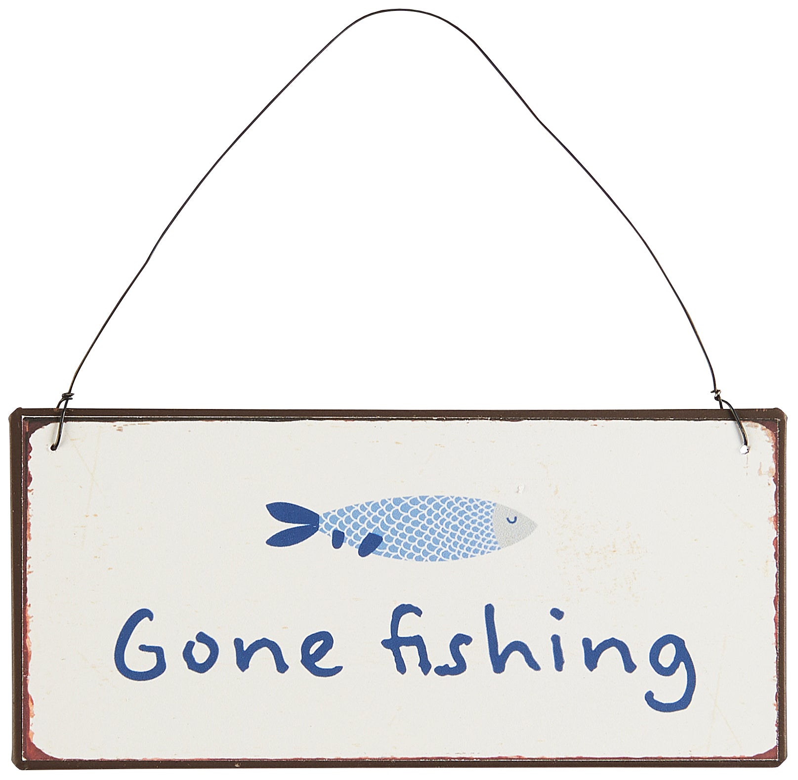 Ib Laursen metallikyllti - Gone fishing