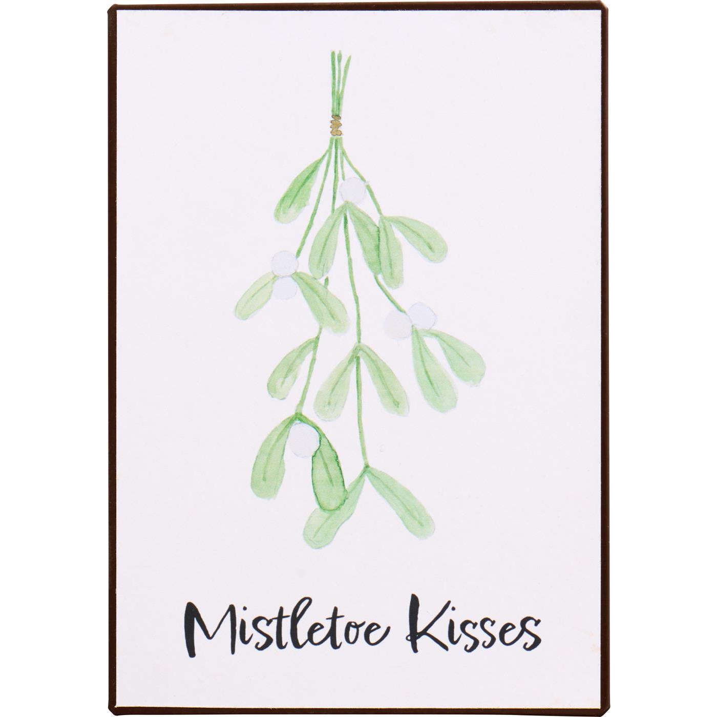 Ib Laursen metallikyltti 14 x 20 cm - Mistletoe Kisses
