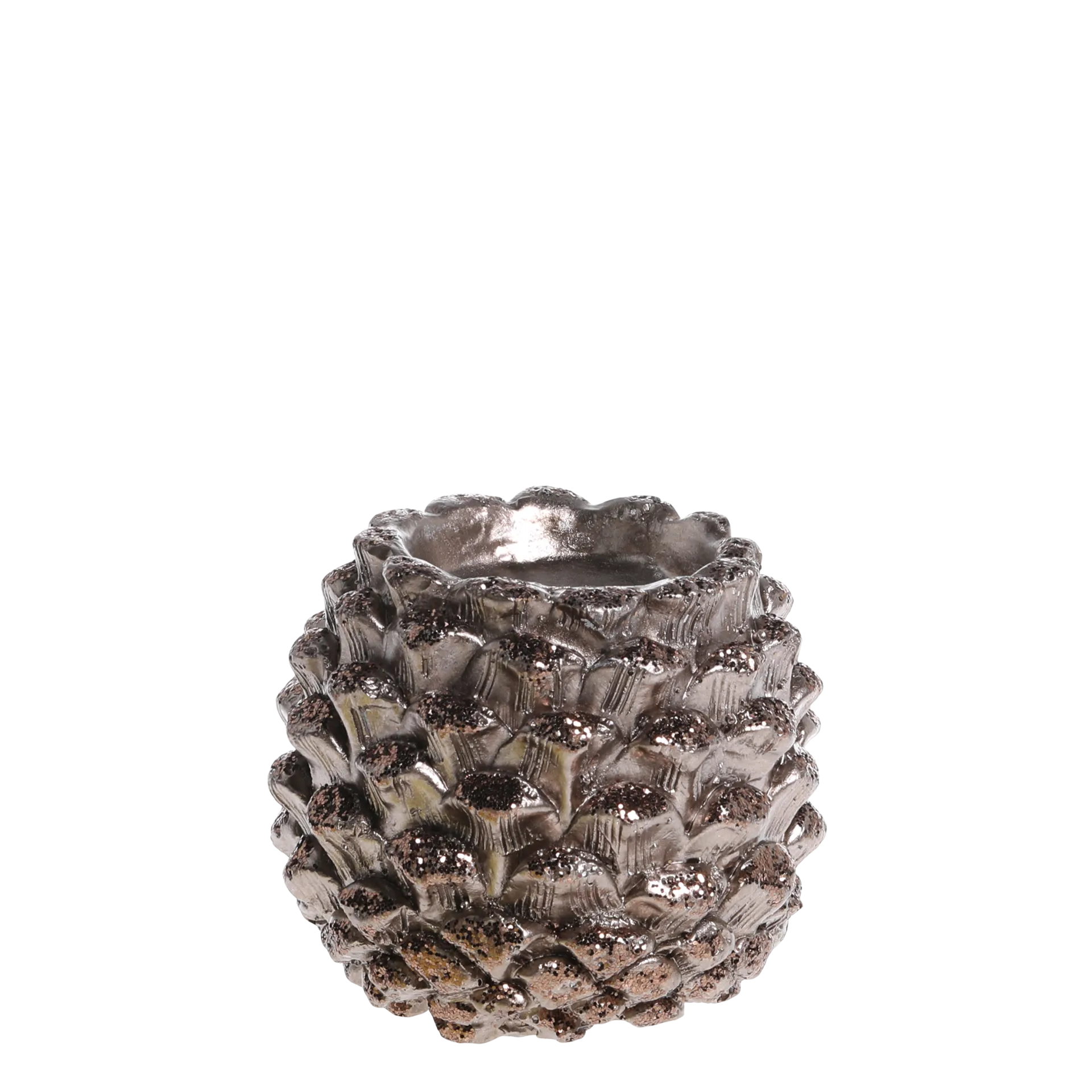 Chic Antique käpy tuikkualusta glitterillä