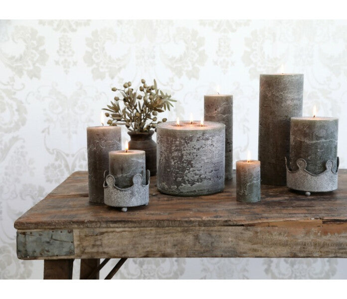 Chic Antique pöytäkynttilä tummanvihreä 8cm / 16h