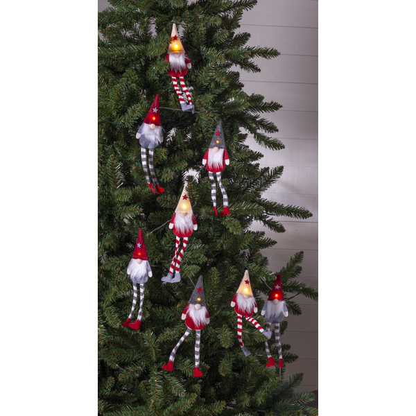 Star Trading Alf valosarja punainen/valkoinen 140 cm