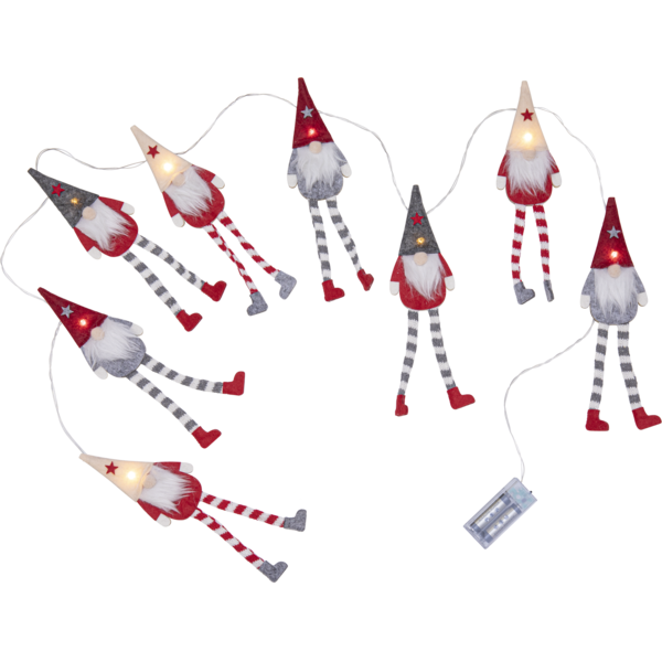 Star Trading Alf valosarja punainen/valkoinen 140 cm