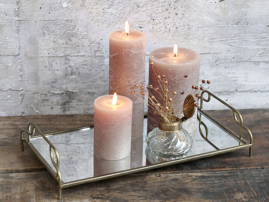 Chic Antique tarjotin peilillä 20,5 x 39,5 cm