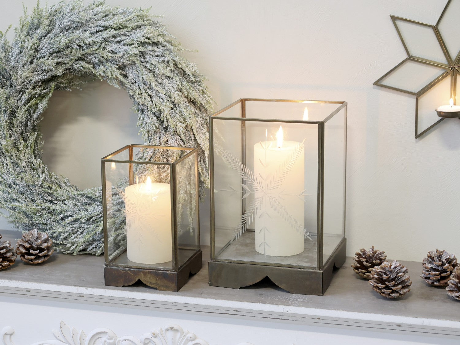 Chic Antique lyhty 11 x 11 x 18 cm