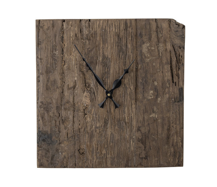 Bloomingville Sarai kello kierrätyspuu 30 x 30 cm