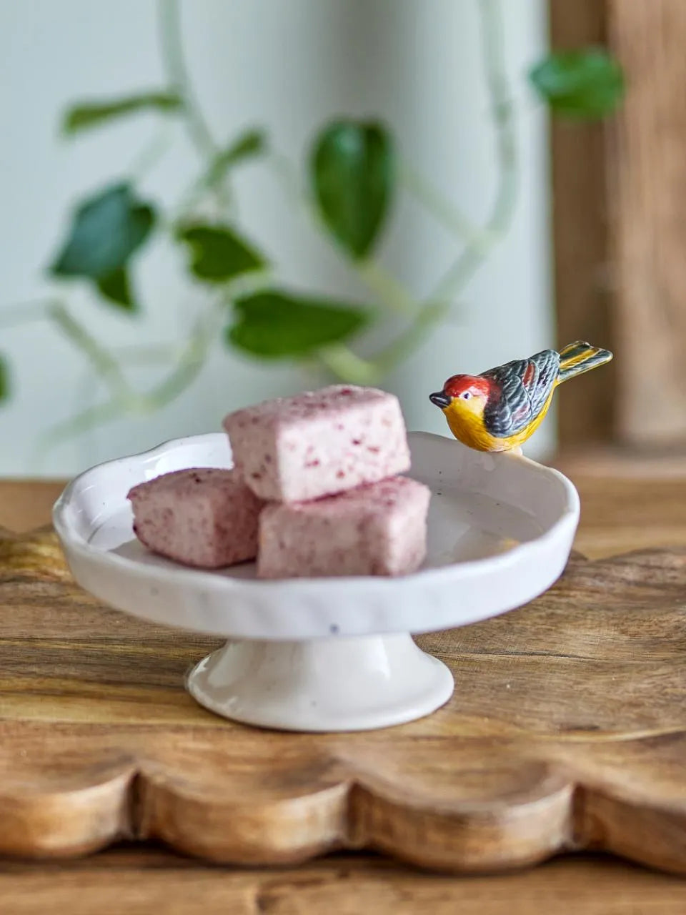 Bloomingville Tweet lintukoristeinen kakkuvati 19 cm