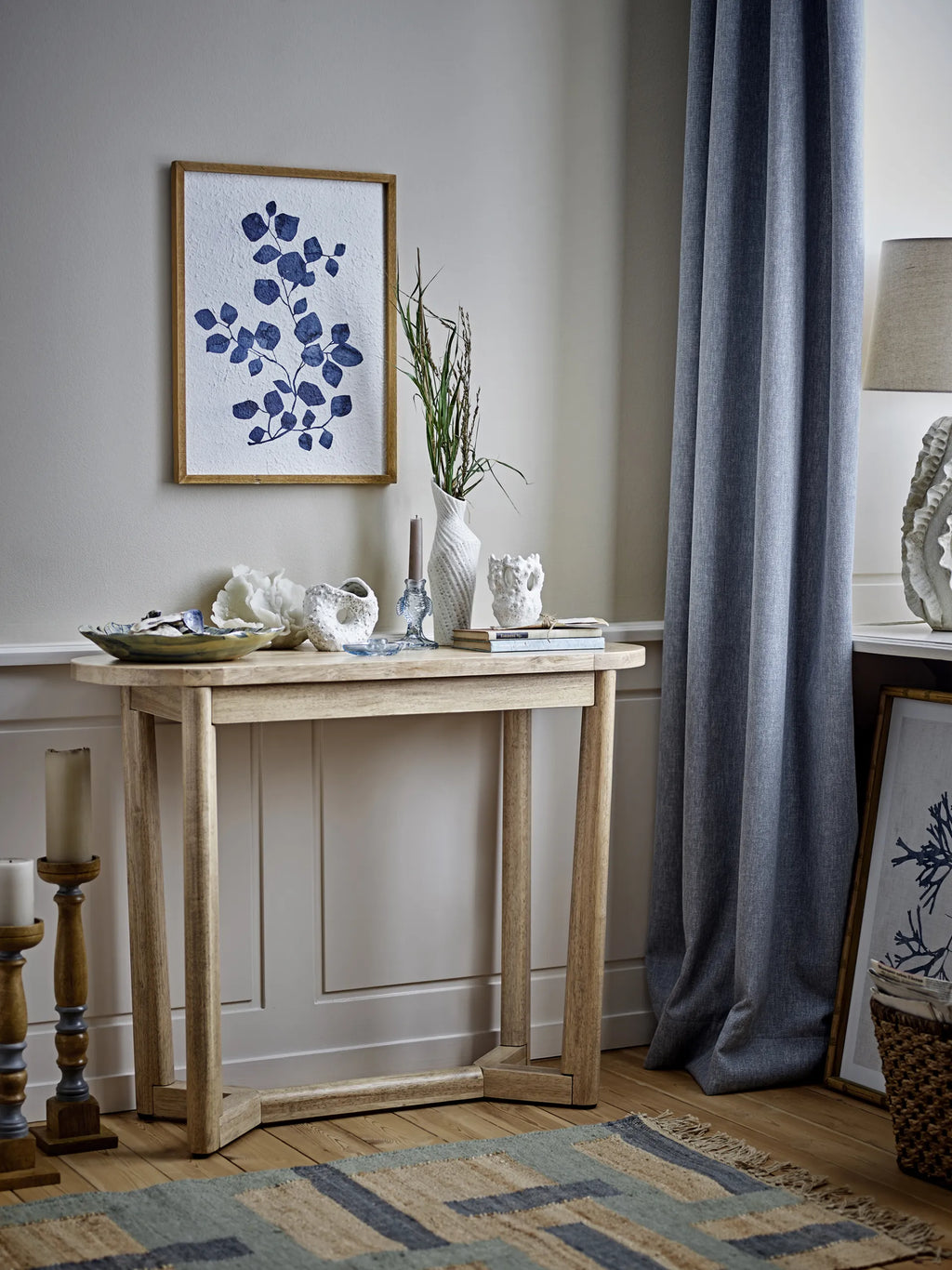 Bloomingville Fikla maljakko valkoinen 29 cm