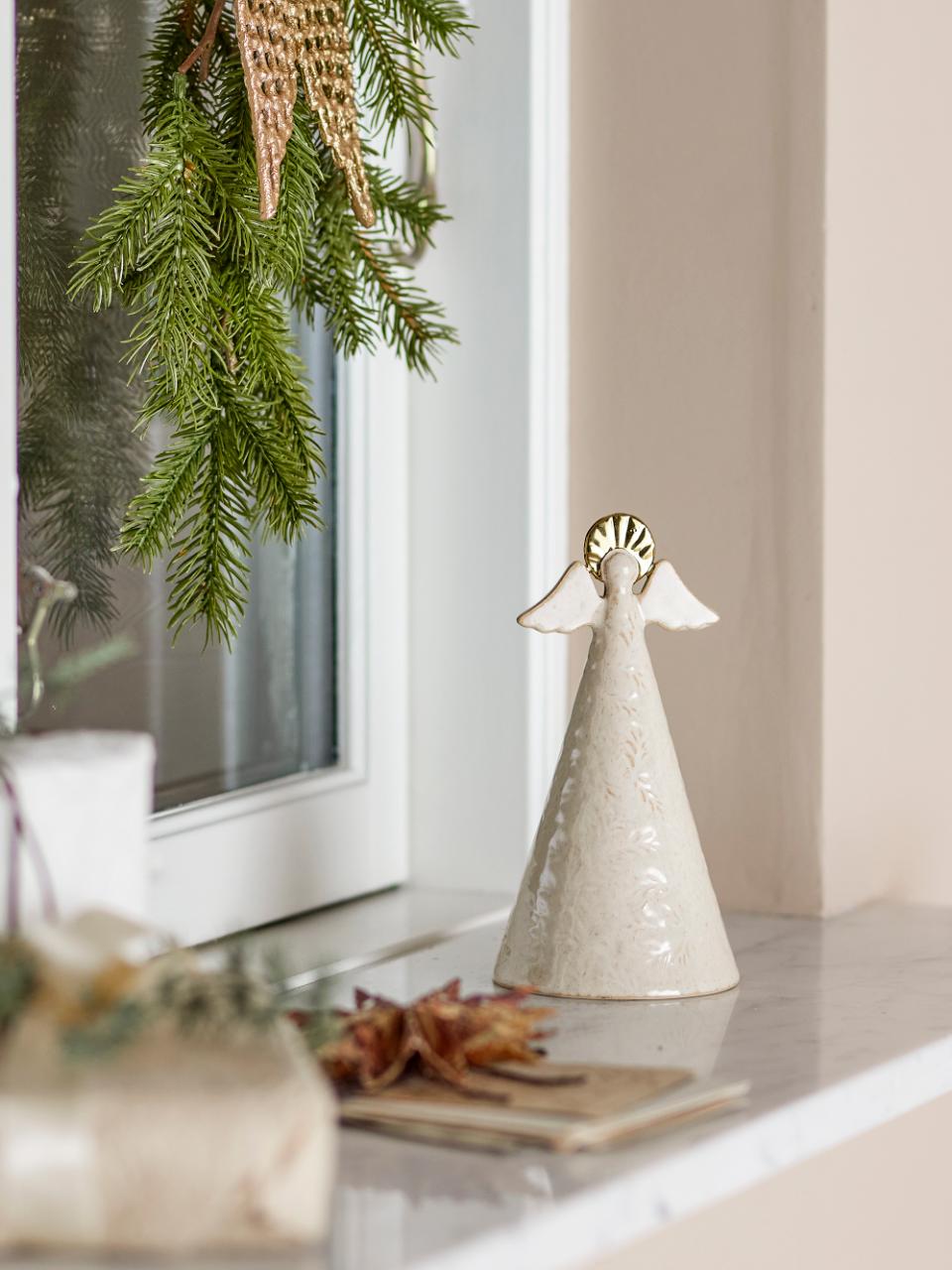 Bloomingville Lisa keraaminen enkeli 17 cm