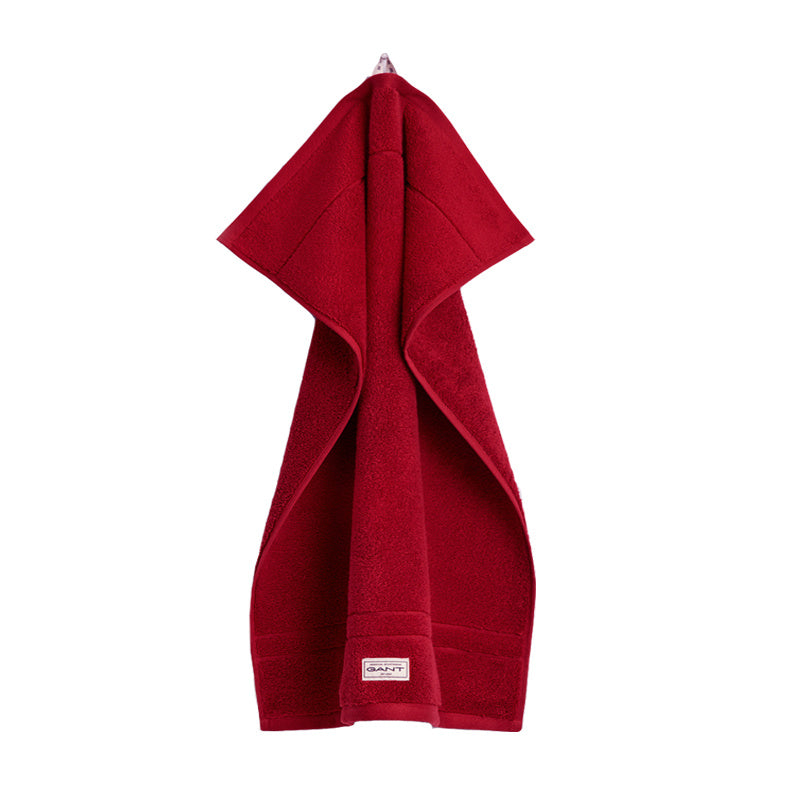 GANT Home Organic Premium Towel Dark Red pyyhe 30 x 50 cm