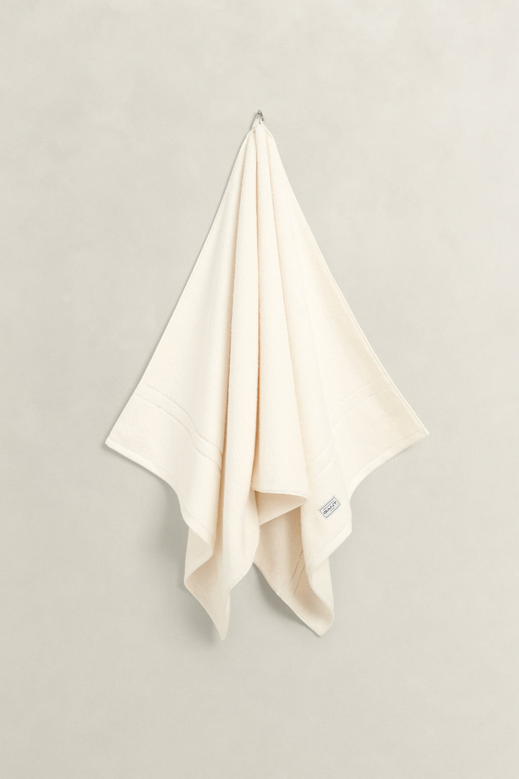 GANT Home Organic Premium Towel Sugar White pyyhe 70 x 140 cm