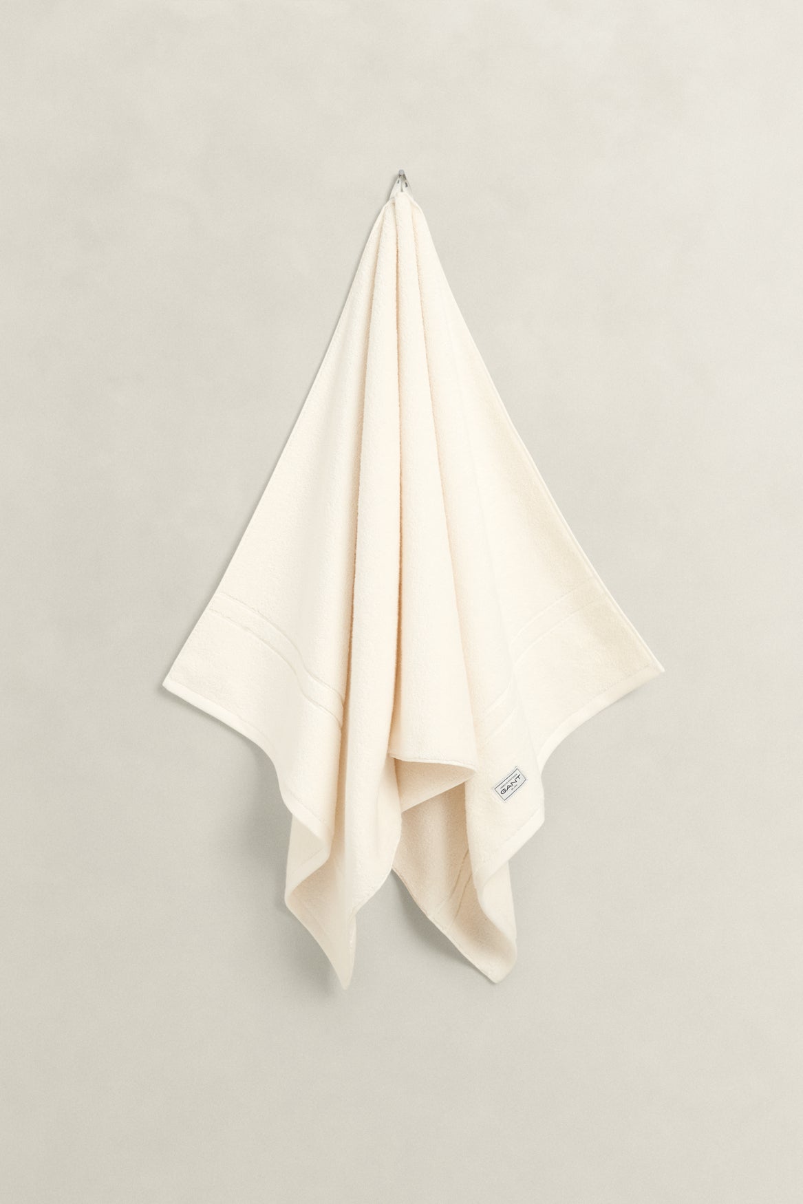 GANT Home Organic Premium Towel Sugar White pyyhe 70 x 140 cm