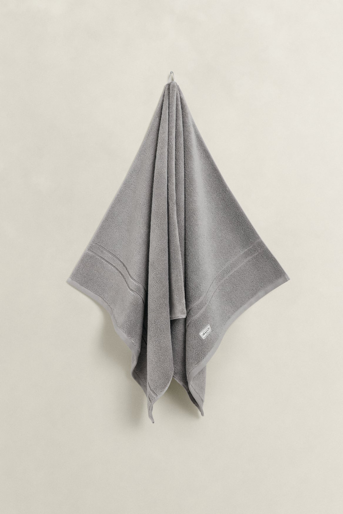 GANT Home Organic Premium Towel Concrete Grey pyyhe 70 x 140 cm