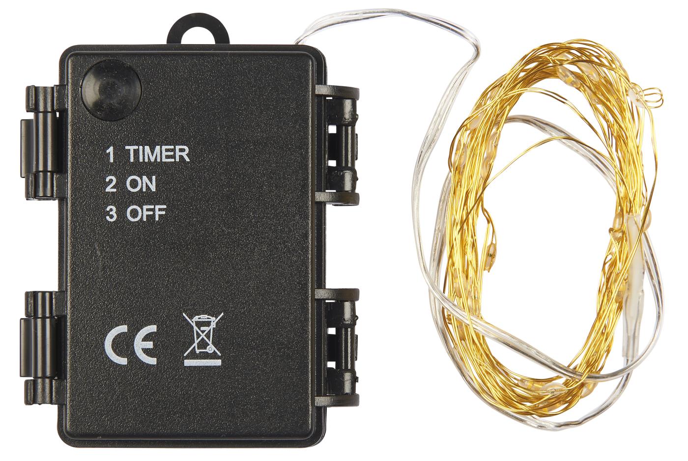 Ib Laursen ledvaloketju ajastimella ulkokäyttöön 420 cm