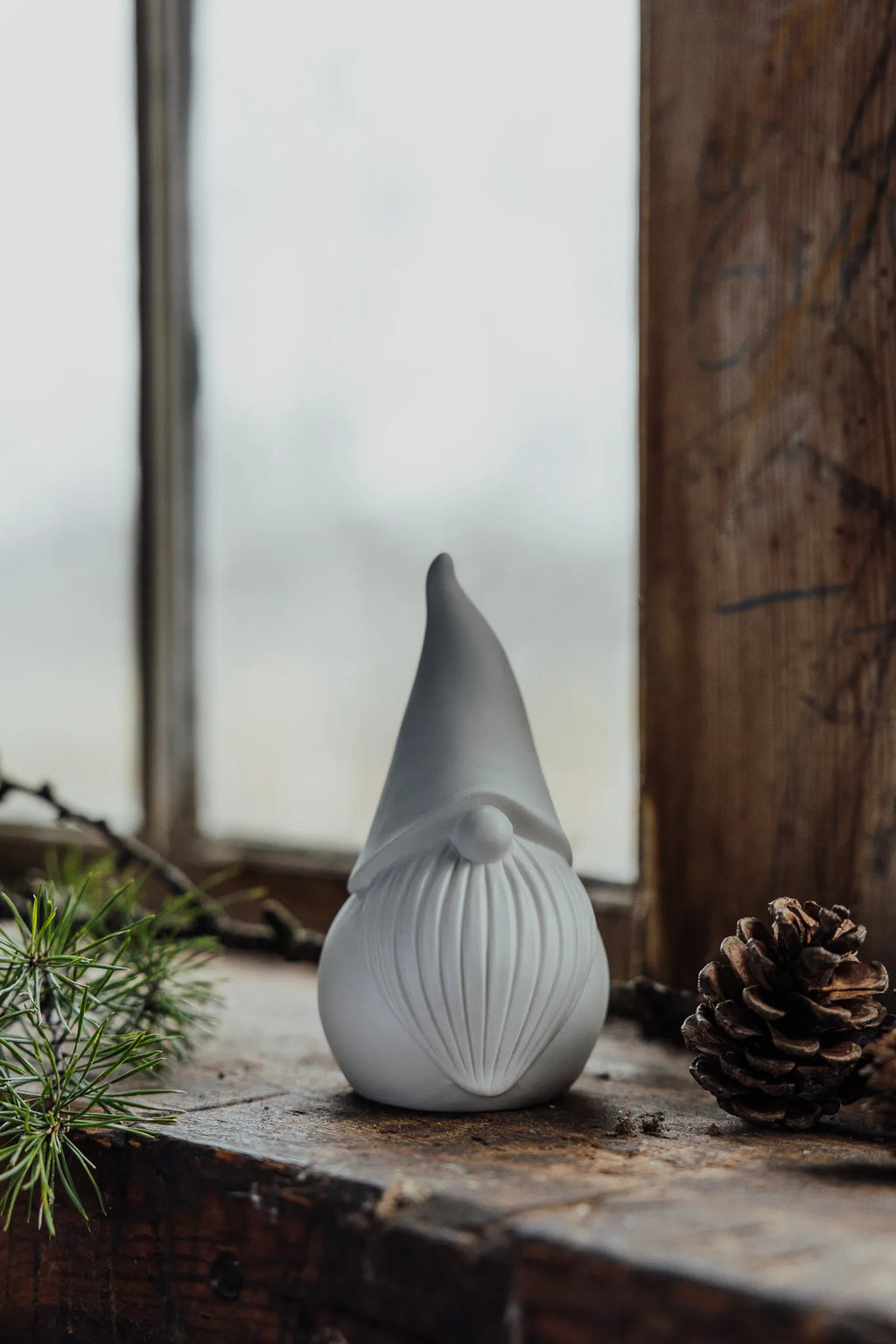 Storefactory Stig tonttukoriste valkoinen 12 cm