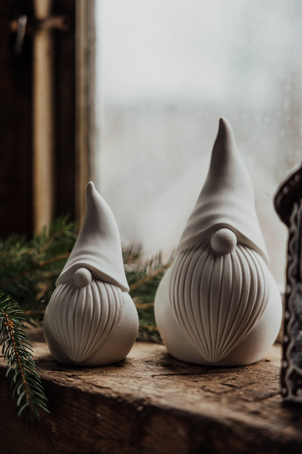 Storefactory Stig tonttukoriste valkoinen 12 cm